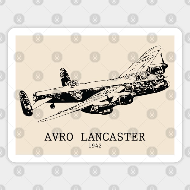 Avro Lancaster WWII British Heavy Bomber Magnet by Lakeric